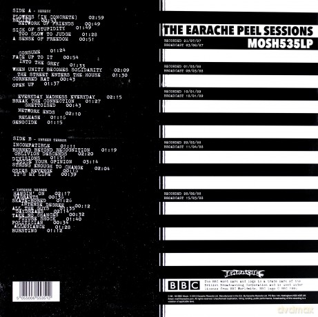 Heresy Unseen Terror Intense Degree: The Earache Peel Sessions [Winyl]