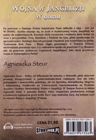 Wojna w Jangblizji Tom 2 W domu - Agnieszka Steur [AUDIOBOOK] [CD-MP3]