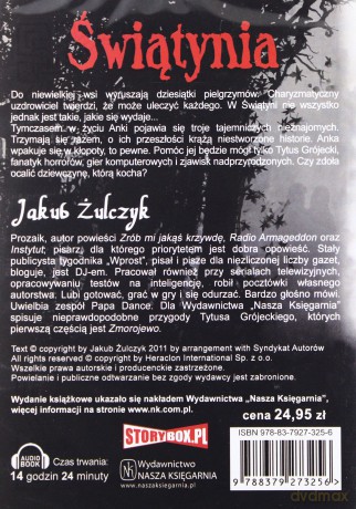 Światynia - Jakub Żulczyk [AUDIOBOOK] [CD-MP3]
