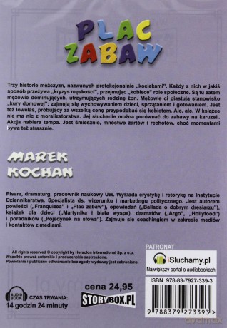 Plac zabaw - Marek Kochan [AUDIOBOOK] [CD-MP3]