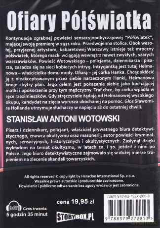 Ofiary półświatka - Stanisław A. Wotowski [AUDIOBOOK] [CD-MP3]