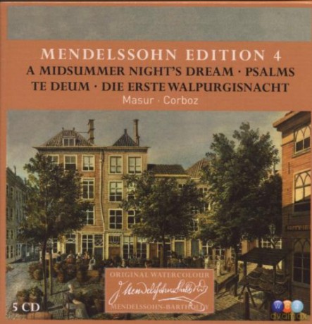 Kurt Masur/Corboz/Gulbenkian Choir/: Mendelssohn: Edition 4-A Midsummernigh [5CD]