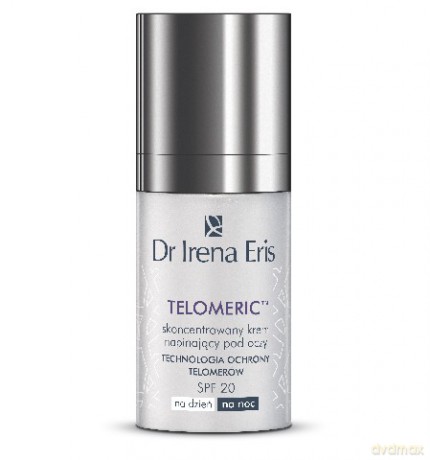 Dr Irena Eris Telomeric 60+ Skoncentrowany krem napinający pod oczy SPF 20 na dzień i noc 15 ml