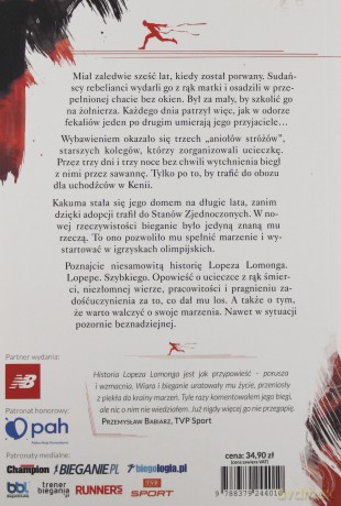 Bieg po życie. Z piekła Sudanu na olimpijskie areny - Lopez Lomong [KSIĄŻKA]