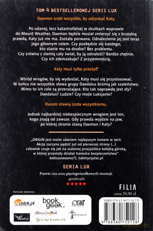Origin - Jennifer L. Armentrout [KSIĄŻKA]