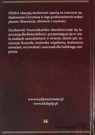 Pisma św. Franciszka i św. Klary - św. Franciszek (twarda) [KSIĄŻKA]