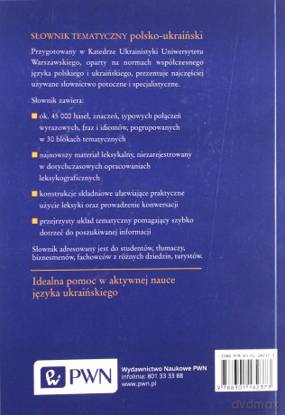 Słownik tematyczny polsko-ukraiński - Iryna Kononenko [KSIĄŻKA]