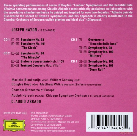 Claudio Abbado: Haydn [BOX] [4CD]