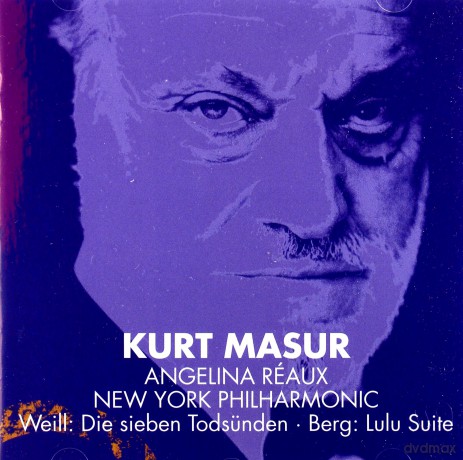 Kurt Masur/Angelina Reaux/New York Philharmonic: Weil: Die Sieben Todsünden; Berg: Lulu Suite [CD]