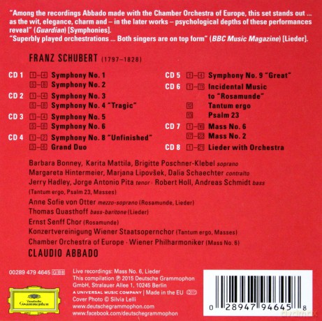 Claudio Abbado: Schubert [8CD]