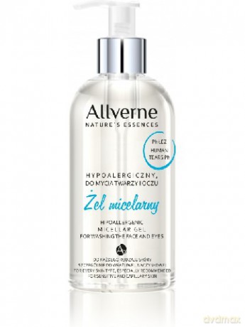 Allverne Nature's Essences Hypoallergenic - Żel micelarny do demakijażu 300 ml