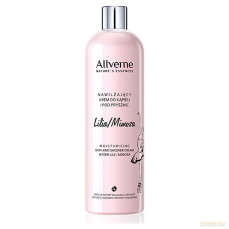 Allverne Nature's Essences - Krem do kąpieli i pod prysznic Lilia-Mimoza 500 ml