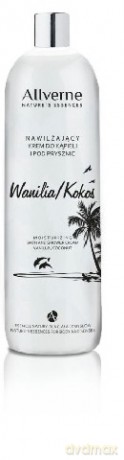 Allverne Nature's Essences - Krem do kąpieli i pod prysznic Wanilia-Kokos 500 ml