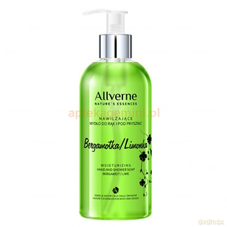 Allverne Nature's Essences - Mydło do rąk i pod prysznic Bergamotka-Limonka 300 ml
