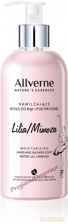 Allverne Nature's Essences - Mydło do rąk i pod prysznic Lilia-Mimoza 300 ml
