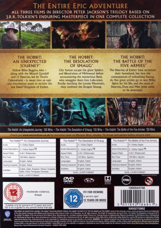 The Hobbit Trilogy [3DVD]