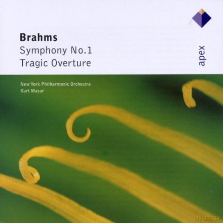 Kurt Masur/Nypo: Brahms: Symphony No.1/Tragic Ouve [CD]