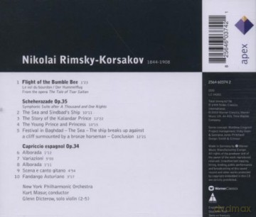 Kurt Masur/Nypo: Rims: Scheherazade/Capriccio Es [CD]