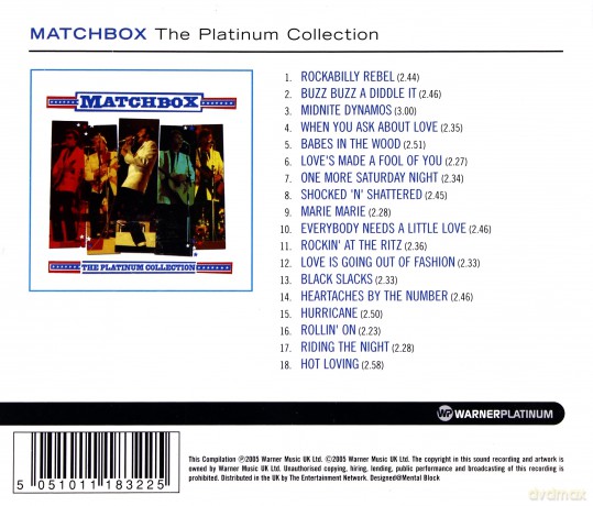 Matchbox: The Platinum Collection [CD]