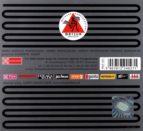 Mateo Pospieszalski: Empe3 (digipack) [CD]