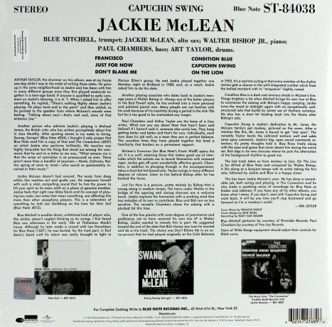 Jackie Mclean: Capuchin Swing [Winyl]
