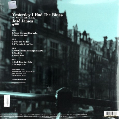 Jose James: Yesterday I Had The Blues: Music Of Bilie Holiday [2xWinyl]