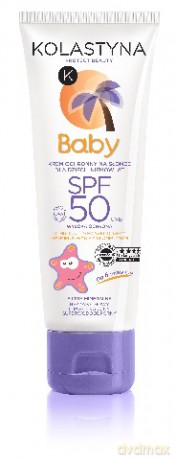 Kolastyna Opalanie: Krem ochronny do twarzy dla dzieci SPF 50, 75 ml