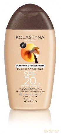 Kolastyna Opalanie: Wodoodporna Emulsja do opalania (Ochrona+Opalenizna) SPF 20, 200 ml