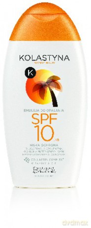 Kolastyna Opalanie: Wodoodporna Emulsja do opalania SPF 10, 200 ml
