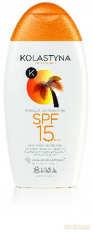Kolastyna Opalanie: Wodoodporna Emulsja do opalania SPF 15, 200 ml