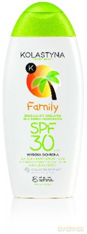 Kolastyna Opalanie: Wodoodporna Emulsja do opalania SPF 30, 250 ml