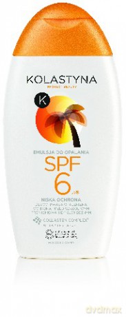 Kolastyna Opalanie: Wodoodporna Emulsja do opalania SPF 6, 200 ml
