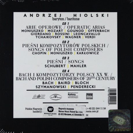 Andrzej Hiolski: Andrzej Hiolski Baryton [4CD]