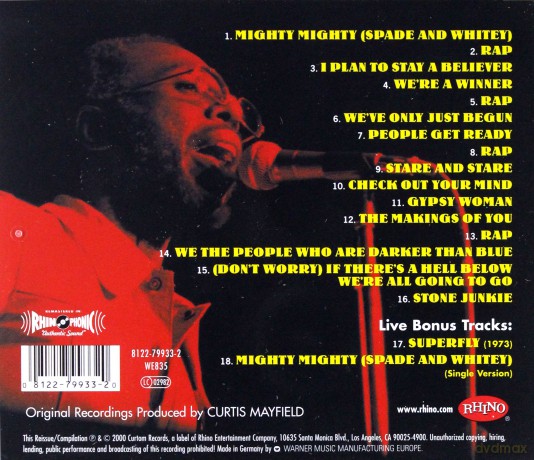 Curtis Mayfield: Curtis Live [CD]