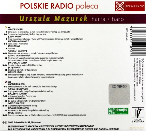 Urszula Mazurek: Harfa [CD]