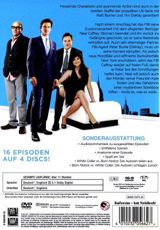 White Collar (Białe kołnierzyki) Season 2 [4DVD]