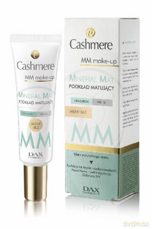 Dax Cosmetics Cashmere: Mineral Mat make-up (jasny beż) 30 ml
