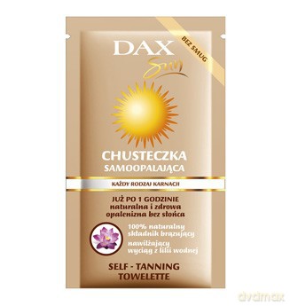 Dax Cosmetics Dax Sun: Chusteczka samoopalająca do każdego rodzaju karnacji