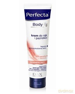 Dax Cosmetics Perfecta Body: Regenerujący krem do rąk i paznokci z 20% parafiną