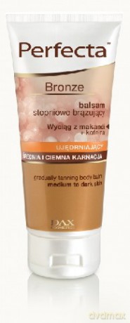 Dax Cosmetics Perfecta Bronze: Brązujący balsam do ciała dla ciemnej karnacji