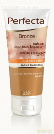 Dax Cosmetics Perfecta Bronze: Brązujący balsam do ciała dla jasnej karnacji