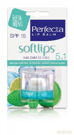 Dax Cosmetics Perfecta SoftLips: Balsam do ust 5w1 (Fresh Mint) 6.5 g