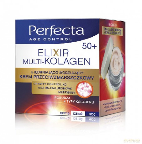 Dax Perfecta Eliksir: Multi Kolagen 50+ Krem na dzień i noc 50 ml