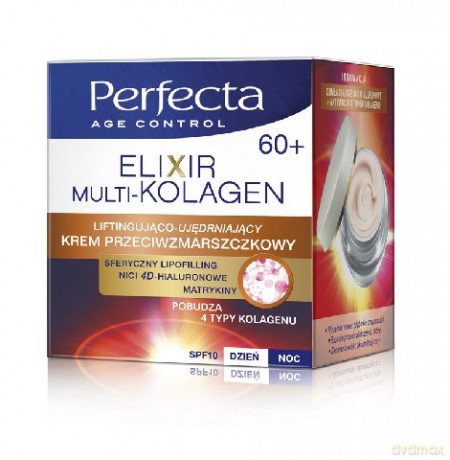 Dax Perfecta Eliksir: Multi Kolagen 60+ Krem na dzień i noc 50 ml