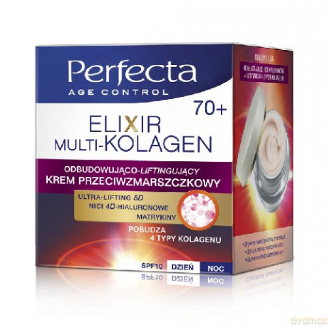 Dax Perfecta Eliksir: Multi Kolagen 70+ Krem na dzień i noc 50 ml