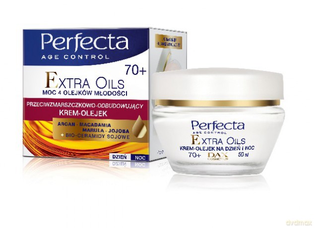 Dax Perfecta Extra Oils: Krem-olejek 70+ na dzień i noc 50 ml
