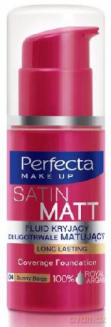 Dax Perfecta Make up: Fluid Satin Matt (04) (Słoneczny Beż) 30 ml