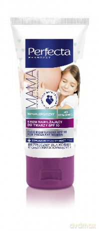 Dax Perfecta Mama: Krem hipoalergiczny nawilżający do twarzy SPF10, 50 ml