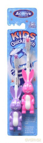 Beauty Formulas: Active Oral Care - Szczoteczka Kids Króliki (3-6 lat) (1 opakowanie 2 sztuki)
