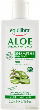 Equilibra Naturale: Szampon aloesowy do włosów 250 ml